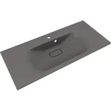 Умывальник Symbolite Фортуна 100x45 (кварц, серый шелк)