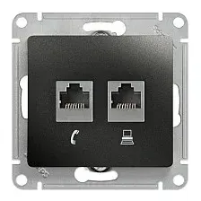 Розетка компьютерная Systeme Electric Glossa GSL000785