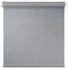 Рулонные шторы АС МАРТ Мегаполис 48x160 (серебристый)