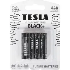 Батарейка Tesla Batteries Black+ AAA LR03 1.5V 1099137268 4 шт