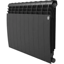 Биметаллический радиатор Royal Thermo Biliner B 500 Черный - 10 секций