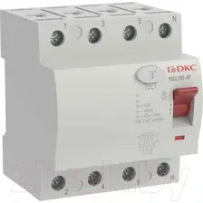Устройство защитного отключения DKC Yon Max MDL100 4P 30mA 63A
