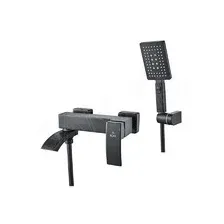Смеситель для ванны Rose R1552H / R1552T (оружейная сталь)