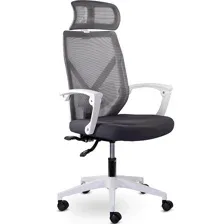 офисное компьютерное кресло UTFC Астон М-711 White, серый