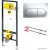 Инсталляция для унитаза Viega Prevista Dry WC с кнопкой Visign for Life 6 771973 + 678630 + 773748 (хром)