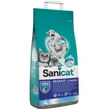 Наполнитель для туалета Sanicat Clumping Multicat 12л