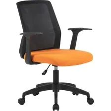 Офисное кресло CACTUS CS-MC222-BKOR (черный/оранжевый)