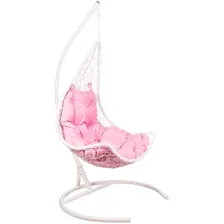 подвесное кресло BiGarden Wind White, розовый