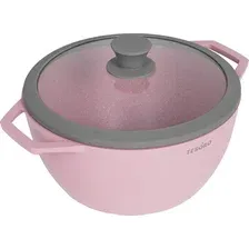 Кастрюля Tesoro Florence Induction Total Pink TF6640tpi