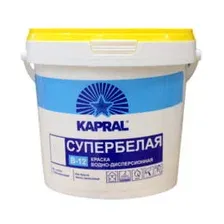 Краска ВД «Капрал В-12» ведро 3,75 кг.