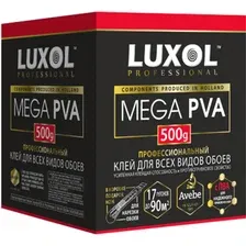 Клей обойный Luxol Mega Pva, 500 г