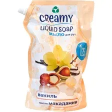 Мыло жидкое Creamy Ваниль и масло Макадамии (1.25л)