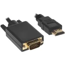 Кабель USBTOP HDMI - VGA (1.8 м, черный)