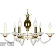 Подвесная люстра iLamp Flo YT2049-8 GD+Cear