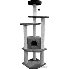 Когтеточка Cat House Торнадо 1.8 (сизаль серый)