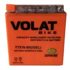 Аккумулятор VOLAT YTX16-BS IGEL