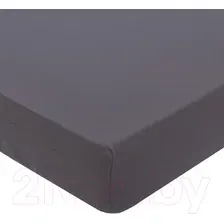 Простыня АртПостель Графит на резинке 981 (90x200)