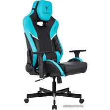 Игровое (геймерское) кресло Knight Thunder 5X (черный/голубой)
