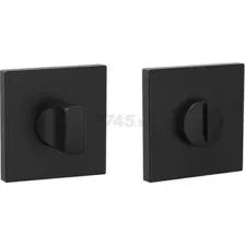 Фиксатор дверной квадратный PUNTO BK6 ARC BK6.K.ARC.Q52 BL-24 черный (47177)