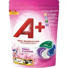 Капсулы для стирки A+ Fresh Flowers (56 шт)