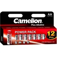 Батарейка Camelion LR6 Plus Alkaline Block-12 LR6-HP12