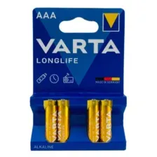 Батарейка VARTA LONGLIFE AAA LR03 B4