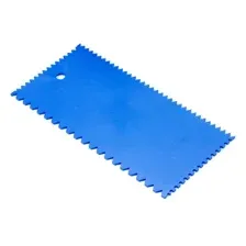 Шпатель пластмассовый зубчатый 101x202мм STARTUL MASTER ST1141