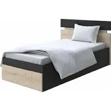 Кровать PROxSON Milton с ПМ 80x200 (черный/бунратти)