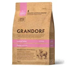 Сухой корм для собак Grandorf Lamb & Turkey Puppy (с ягненком и индейкой) 3 кг
