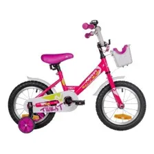 Велосипед NOVATRACK 14" TWIST розовый
