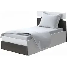 Кровать PROxSON Milton с ПМ 90x200 (белый/дуб кантербери)