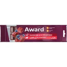 Лакомство для собак Award Тренировочное для собак и щенков с ягненком и голубикой (50г)