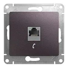 Розетка телефонная Systeme Electric Glossa GSL001481T