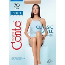 Колготки женские CONTE Solo, bronz, размер 4, 70 ден