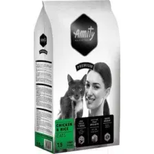 Сухой корм для кошек Amity Premium с курицей и рисом (1.5кг)