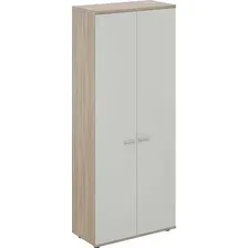Шкаф Norden 80x40x195.5 / SG.824.OD.SH (дуб темный/серый бархат)