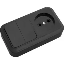 Блок розеток Bylectrica 2В-РЦ-523 (черный)