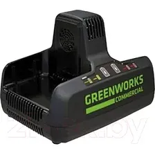 Зарядное устройство Greenworks 82V G82C2 8А для 2-х аккумуляторов