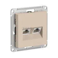 Розетка Systeme (Schneider) Electric AtlasDesign ATN001285 (песочный)
