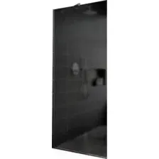 Душевая стенка MaybahGlass 119x195 / MGD-687-4у (графитовое матовое стекло/хром глянцевый)