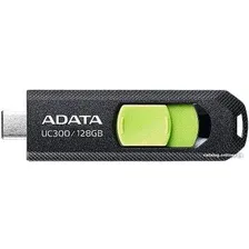 Флеш диск A-Data ACHO-UC300-128G-RBK/GN