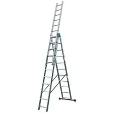 Лестница алюминиевая трехсекционная 474 см STARTUL Pro (ST9944-08)