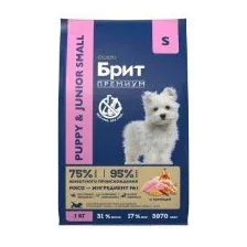 Брит Премиум Puppy & Junior Small (Курица) 1 кг