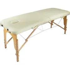 Массажный стол Atlas Sport складной 2-с деревянный 60 см (бежевый)