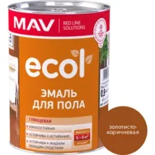 Эмаль MAV Ecol ПФ-266 (900г, золотисто-коричневый)