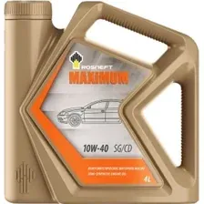 Моторное масло Роснефть Maximum 10W40 (4л)