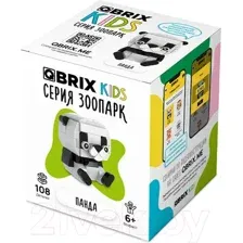 Конструктор QBRIX Kids Зоопарк. Панда 30044