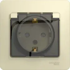 Розетка Schneider Electric Glossa GSL000248 (бежевый)