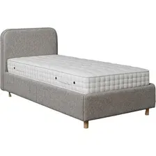 Кровать Sonit Mia 160x200 с ПМ шенилл Eclipse (01 светло-бежевый)