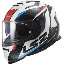 Мотошлем LS2 FF800 Storm II Racer (S, красный/синий)